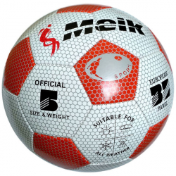 Мяч футбольный Meik-3009 R18024 3-слоя PVC 1.6 300 гр 10014355
